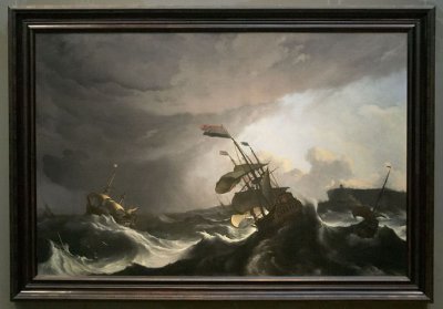 Ludolf Bakhuysen, Ships in distress in heavy storm