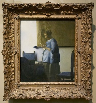 Johannes Vermeer, Woman reading a letter