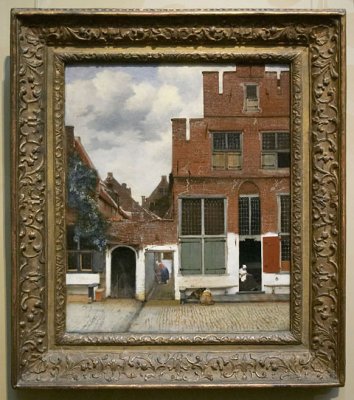 Johannes Vermeer, View of houses in Delft, known as 'The little street'