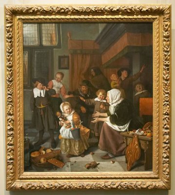 Jan Steen, The feast of St. Nicholas