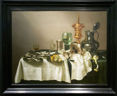 Willem Claesz Heda, Still life with gilt goblet