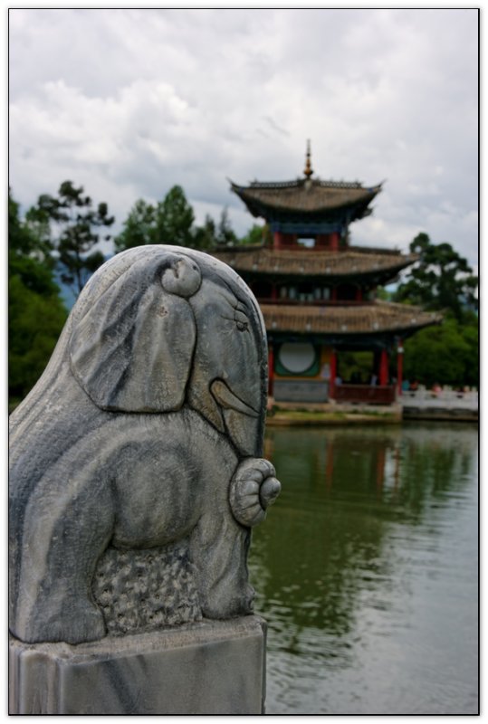 Bridge detail, Black Dragon Pool