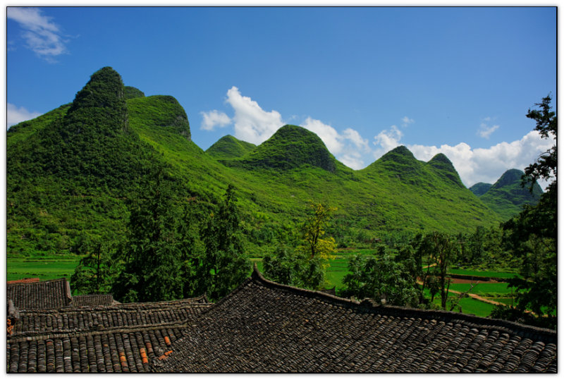 View from the roof tops, Ginko Village