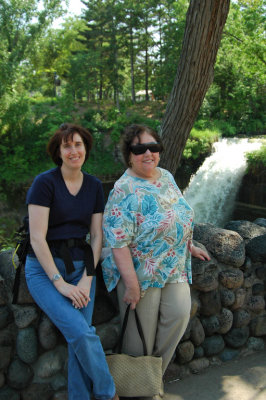 Wender and Mom at the falls