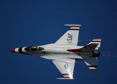 Thunderbird #6 leaning on the gass