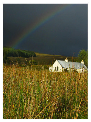 Rainbow over Torran Cottage
