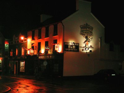 Downtown Dingle at night 02