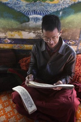 Monk at Ralung Monastery