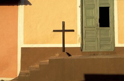 Cross at the door