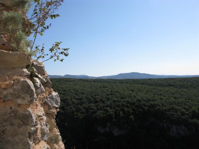 View from Sal Ahdin Castle neat Latakia - Syria