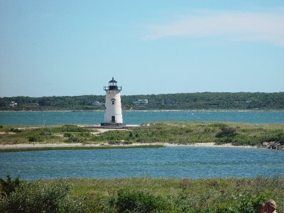 ONE OF THE MANY LIGHTHOUSES OF MARTHA'S VINEYARD