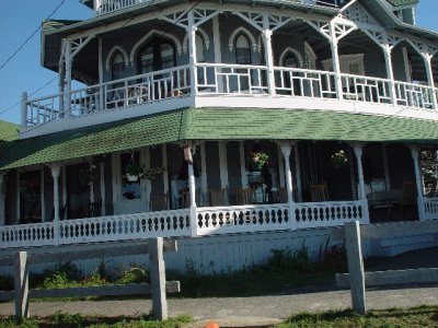 ONE OF THE MANY FAMOUS GINGERBREAD HOUSES OF MARTHA'S VINEYARD