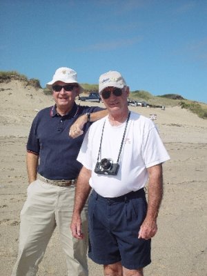DICK AND KENNY ON THE BEACH