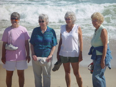 THE GALS OF CAPE COD-KATHY, RITA, SARA AND MARY