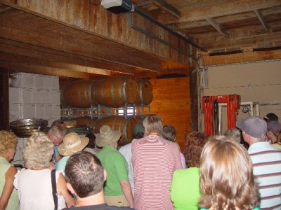 WE ALSO TOURED THE FERMENTATION ROOM