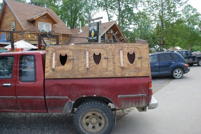 YOU SEE TRUCKS EVERYWHERE BUILT TO TRANSPORT SLED DOGS
