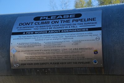 WE HAD VISITED THE PIPELINE EARLIER IN THE INTERIOR OF ALASKA