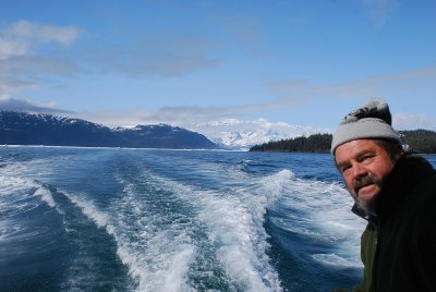 FINALLY IT WAS TIME TO LEAVE-WE COULD NOT BELIEVE HOW COLD THE GLACIER HAD MADE THE AIR TEMPERATURE