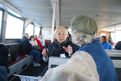 SARA MET THIS WONDERFUL TOURIST FROM RUSSIA-THEY COMPARED BOMB SHELTER STORIES AND LAUGHED-HOW TIME HAS HEALED THE COLD WAR