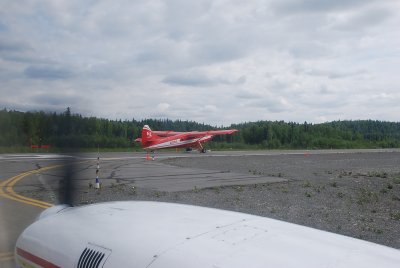 WE TAXIED DOWN THE RUNWAY AND WE WERE OFF