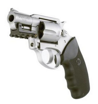 THIS HAND GUN USES THE SAME SHELLS AS A 50 CALIBER MACHINE GUN-IT COULD STOP A TRUCK