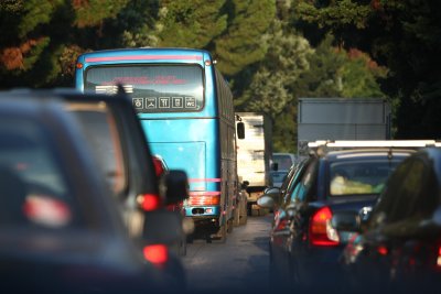 Rush Hour out of Athens