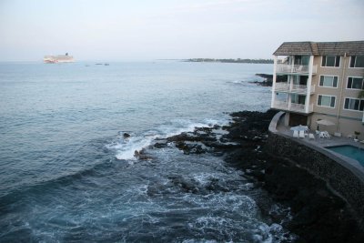 View from our condo in Kona
