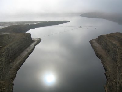 Sugerloaf Reservoir - fog & drought