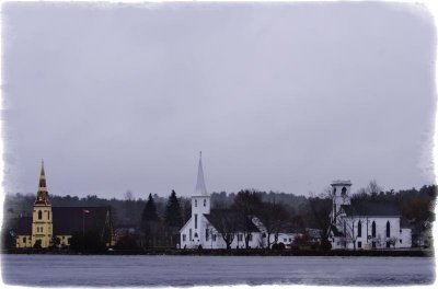 Three Churches of Mahone Bay, Nova Scotia