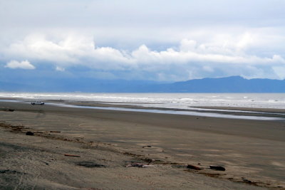 Beach at the Columbia River