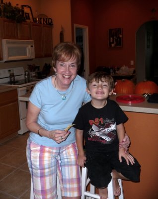 Gramma Susan and Brandon