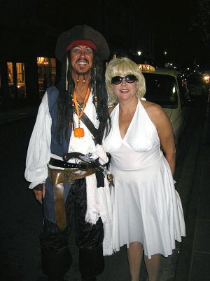 Captain Jack Sparrow & Marilyn Monroe