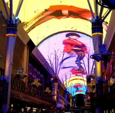 Fremont Street Lazer Show 4