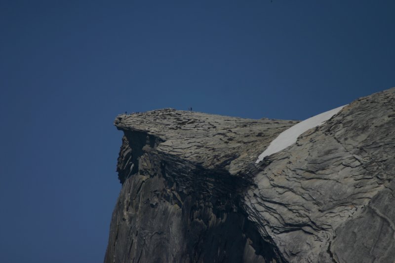 Hikers atop Half Dome....I love my zoom lens