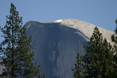 Half Dome still with a snow cap
