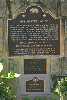 Winchester Mystery House on the National Historic Register