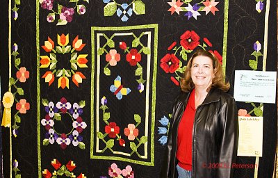 Good job!  Third place at the quilt show.
