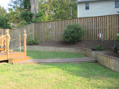 Back Yard Left Side