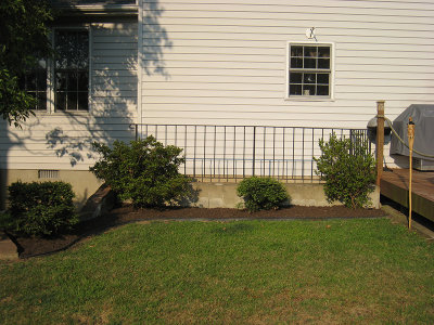 Back Yard Deck and Basement Entry