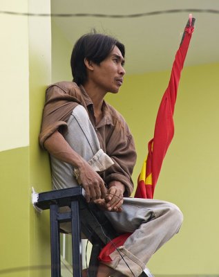 Watcher Tra Vihn, Vietnam, January 2008
