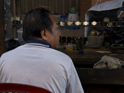 Watch Repairman Long Xuyen, Vietnam, January 2008