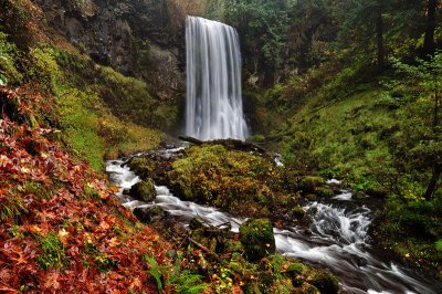 Upper Bridal Veil Falls, Study 2009-1