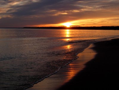 Sunrise at Wisconsin Point