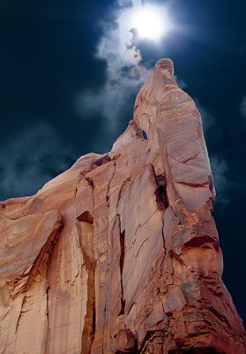 Monument with Sun