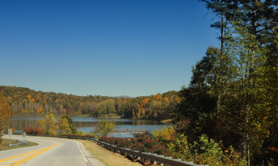 Driving Along in Autumn