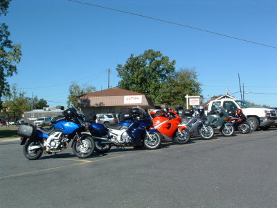 Six Bikes from six different states.