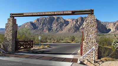 Spring Mountain Ranch State Park Entrance