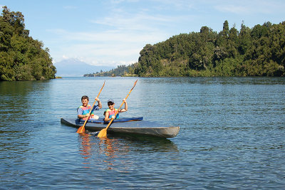 Kayaking en X Region, Chile