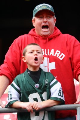 J-E-T-S Jets Jets Jets...........  Father and son