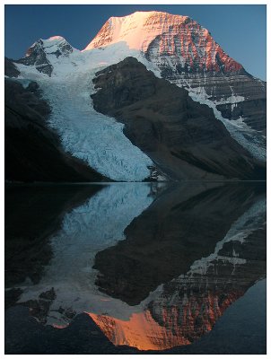 Mt. Robson Early Morning Reflection
